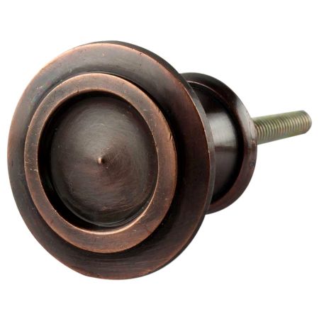 Antique Brass Round Knobs